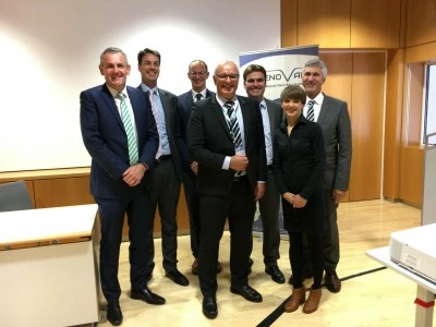 Expert speakers at ENOVAL supply chain workshop at AIRTEC 2016 Image showing all speakers and session chair at ENOVAL supply chain workshop