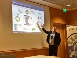Edgar Merkl at ENOVAL supply chain workshop at AIRTEC 2016 Image showing Edgar Merkl at ENOVAL supply chain workshop