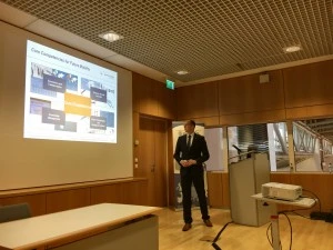 Image showing Fabian Peter at ENOVAL supply chain workshop