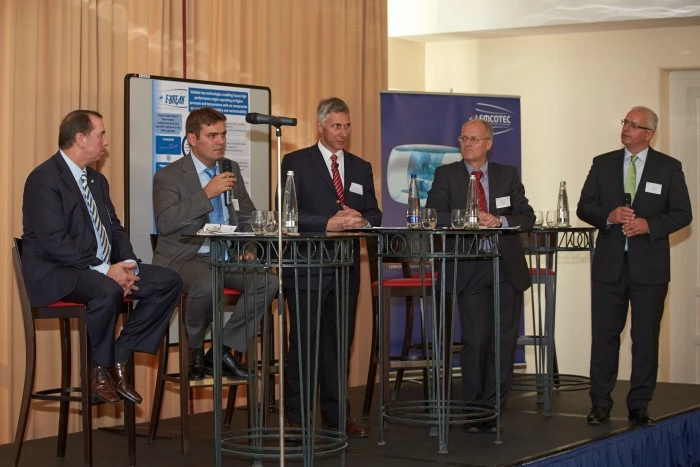 Panel discussion at kick-off meeting The ENOVAL kick-off meeting featured an interesting panel discussion with speakers from LEMCOTEC, E-BREAK and industry partners